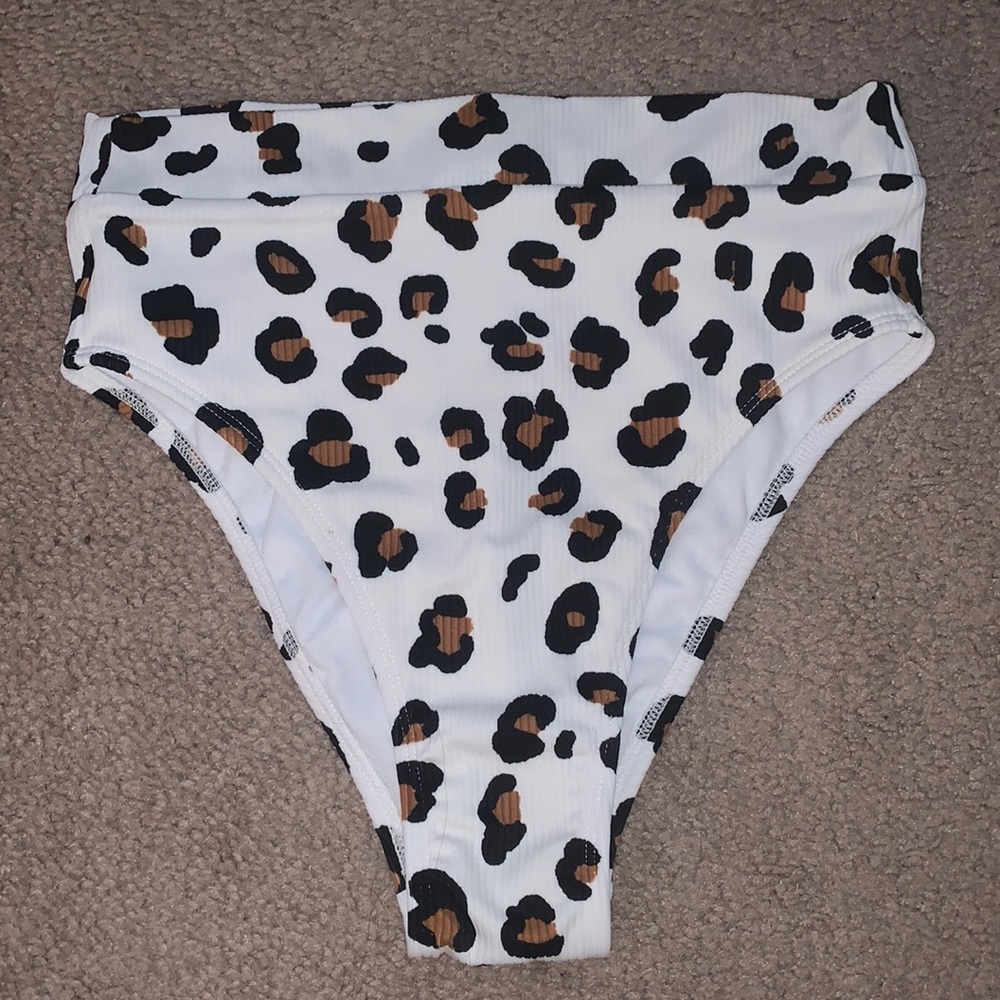 High rise swim bottoms